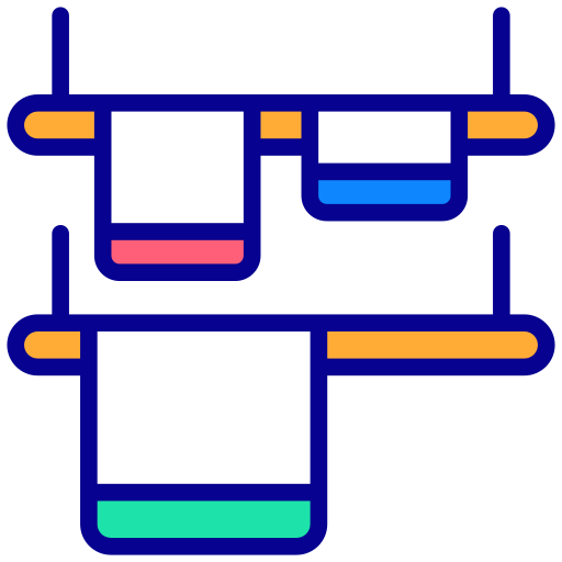 タオルハンガー Generic Outline Color icon