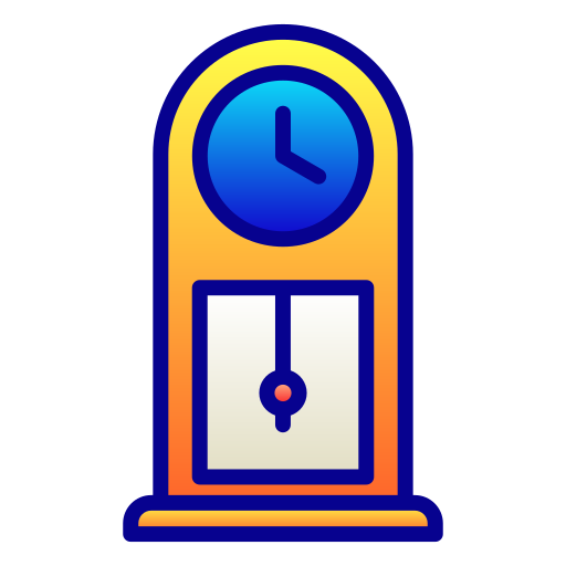 reloj de pie Generic Lineal Color Gradient icono