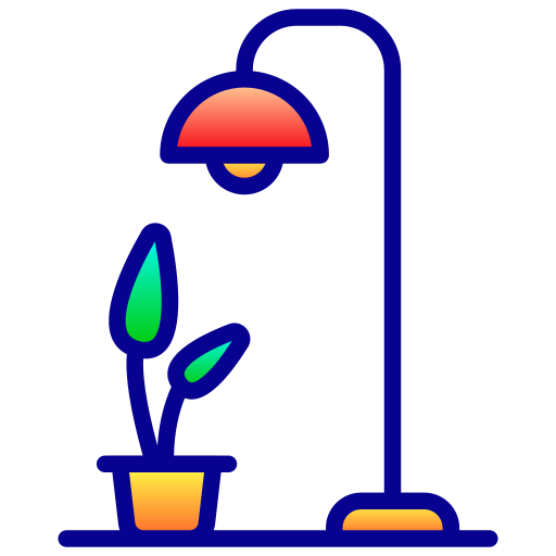 vloerlamp Generic Lineal Color Gradient icoon