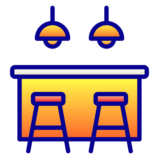 mesa de cocina Generic Lineal Color Gradient icono
