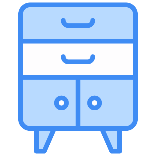 Drawer Generic Blue icon