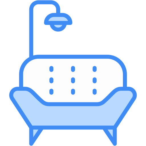 Sofa bed Generic Blue icon