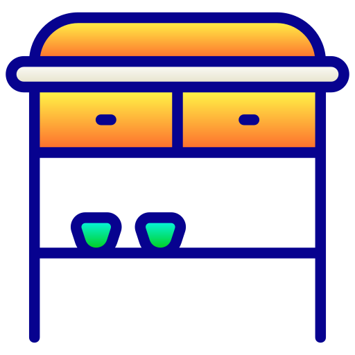 Table Generic Lineal Color Gradient icon