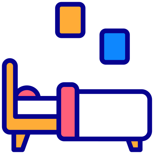 dormitorio Generic Outline Color icono