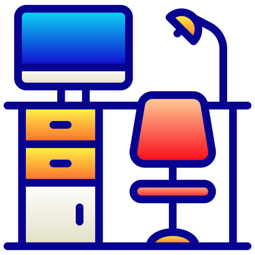 stół biurowy Generic Lineal Color Gradient ikona