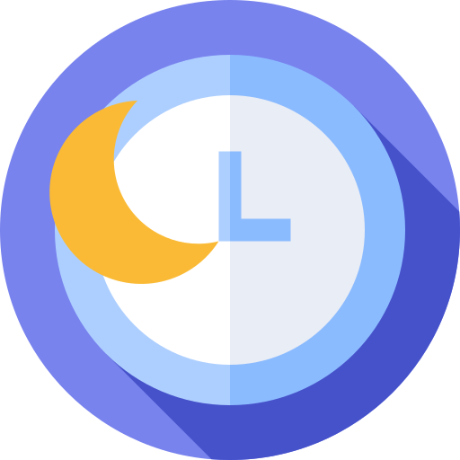 休み Flat Circular Flat icon