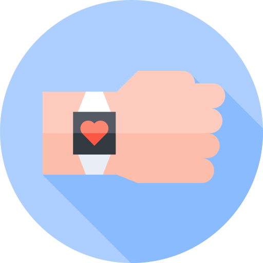 Smartwatch Flat Circular Flat icon