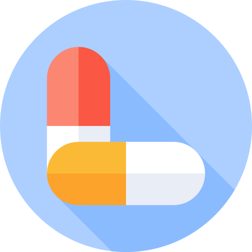 Vitamin Flat Circular Flat icon