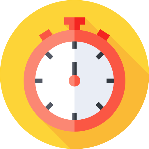 Chronometer Flat Circular Flat icon