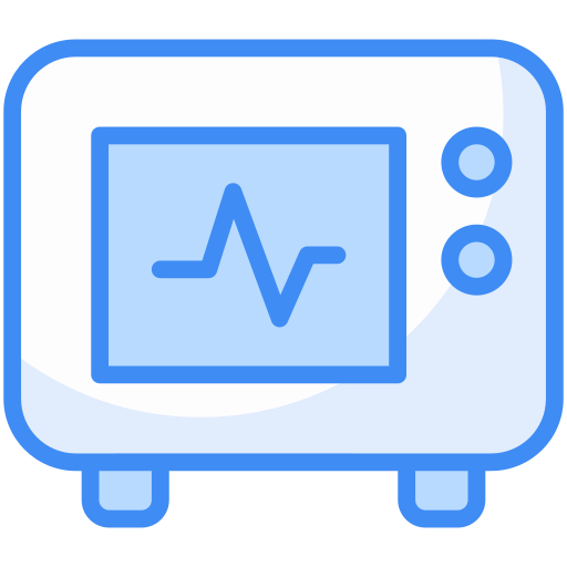 Heart monitoring Generic Blue icon