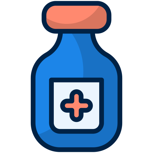 Vial Generic Outline Color icon