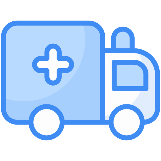 ambulance Generic Blue icoon