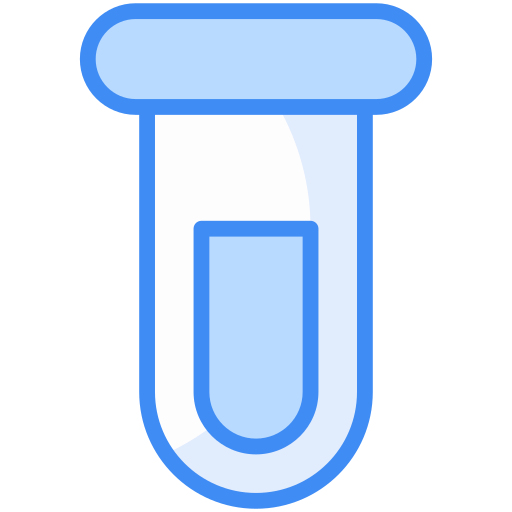 試験管 Generic Blue icon