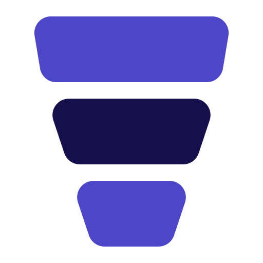 embudo de ventas Generic Blue icono