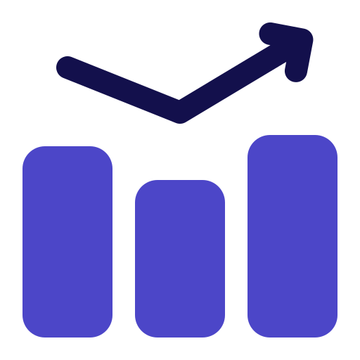 statistieken Generic Blue icoon