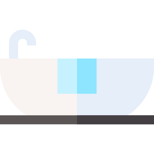 Bathtub Basic Straight Flat icon