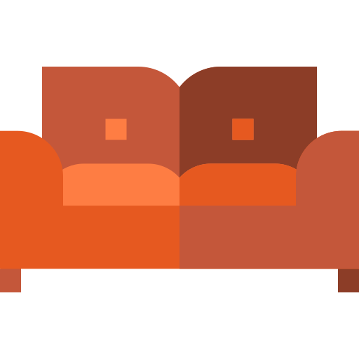 sofa Basic Straight Flat ikona