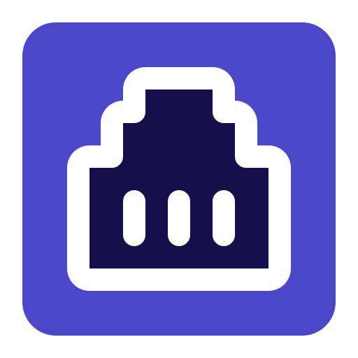 ethernet Generic Blue ikona