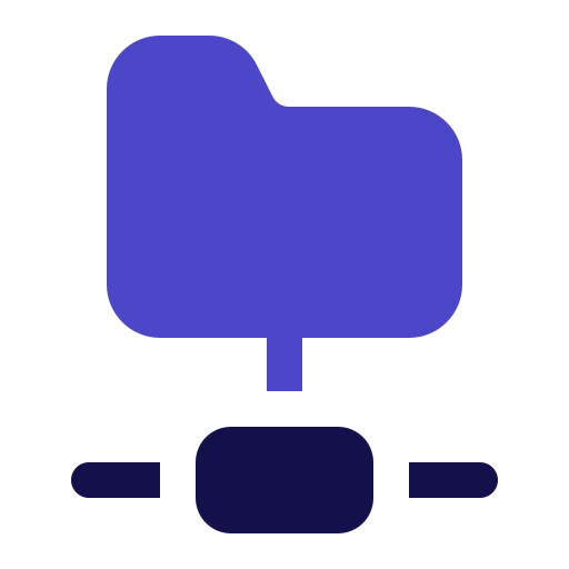 Общая папка Generic Blue иконка