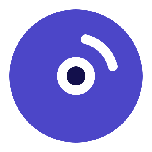 disco compacto Generic Blue icono