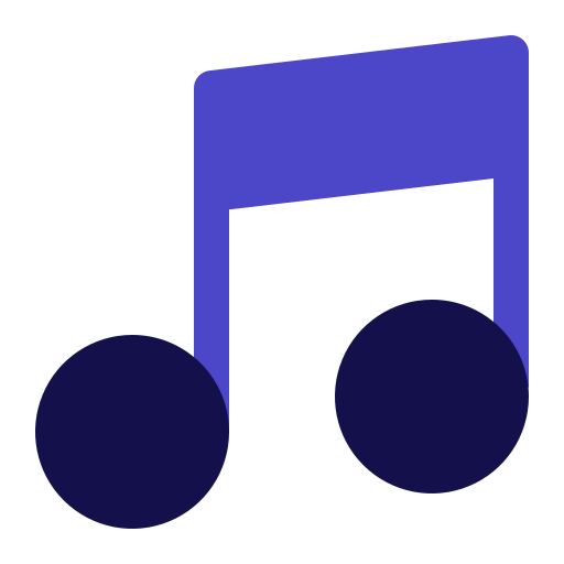 nota musical Generic Blue icono