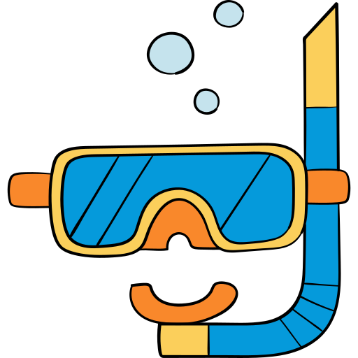 snorkel Generic Outline Color icoon