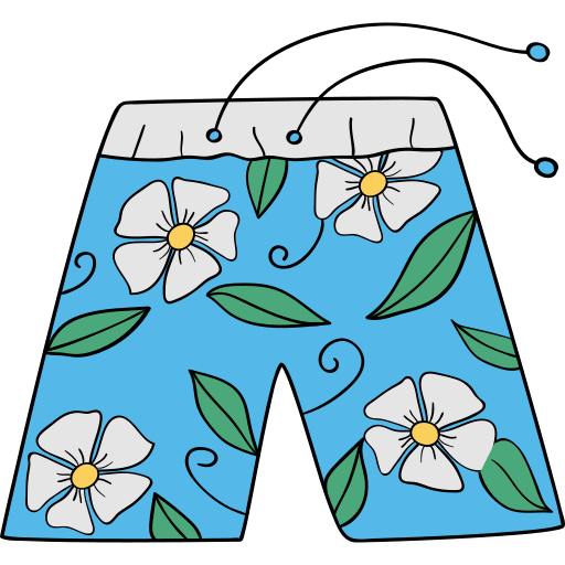 badehose Generic Outline Color icon