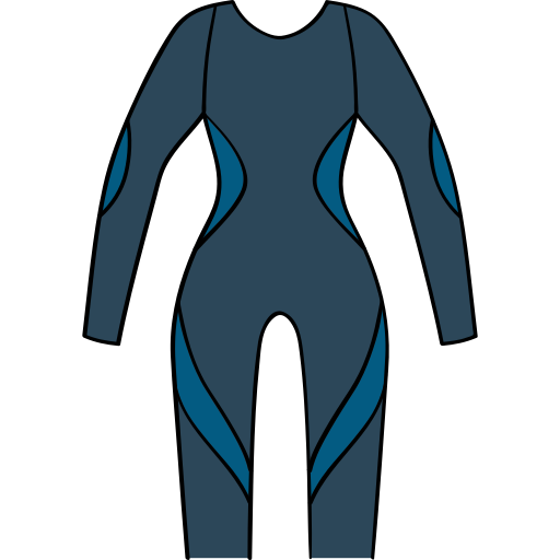 Wetsuit Generic Outline Color icon