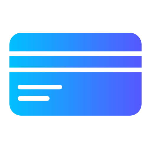 Credit card Generic Flat Gradient icon