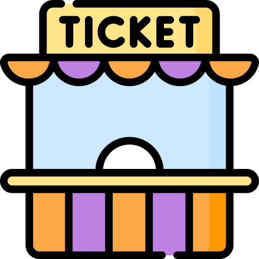 Ticket office Special Lineal color icon