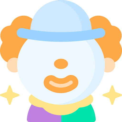 Clown Special Flat icon