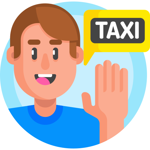 タクシー Detailed Flat Circular Flat icon