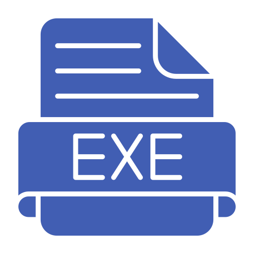 exe Generic Simple Colors icon
