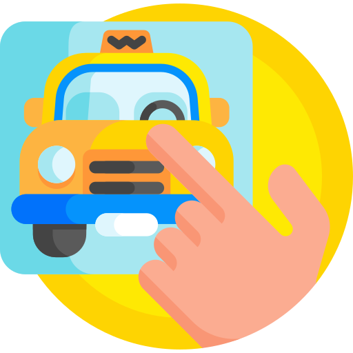taxi-app Detailed Flat Circular Flat icon