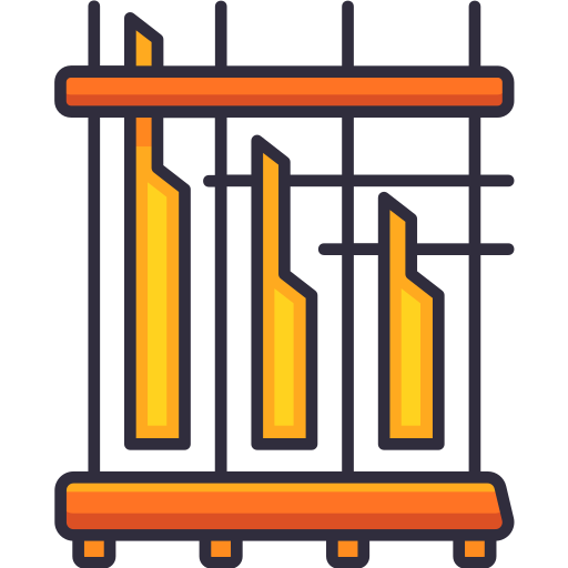 Angklung Generic Outline Color icon