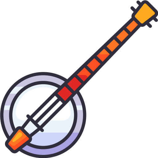 banjo Generic Outline Color icoon