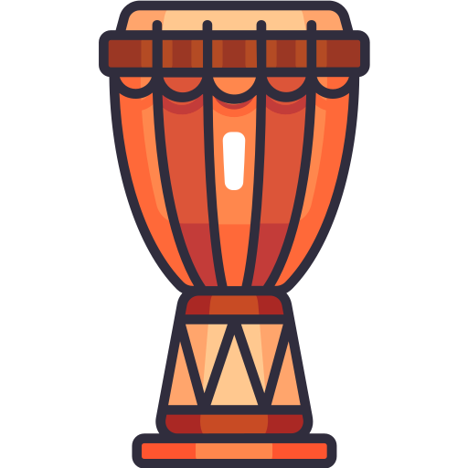 Djembe Generic Outline Color icon