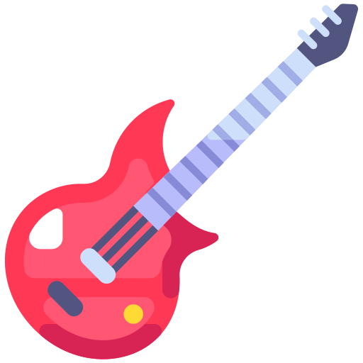 chitarra elettrica Generic Flat icona