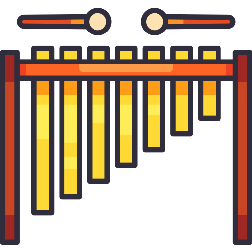 marimba Generic Outline Color ikona