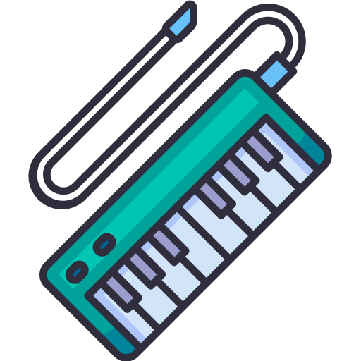 melodica Generic Outline Color ikona