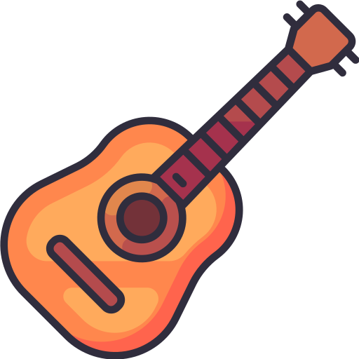 ukulele Generic Outline Color ikona