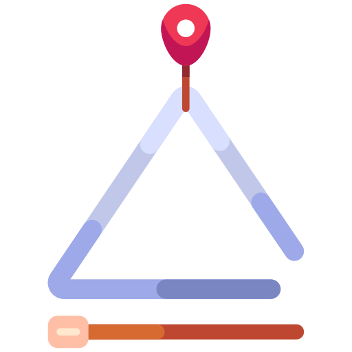 triangolo Generic Flat icona