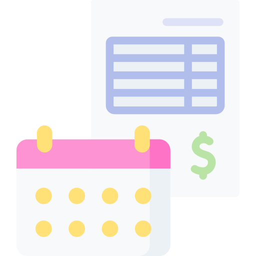 Monthly reporting Special Flat icon