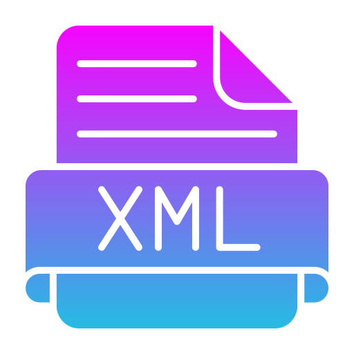 xml Generic Flat Gradient icon
