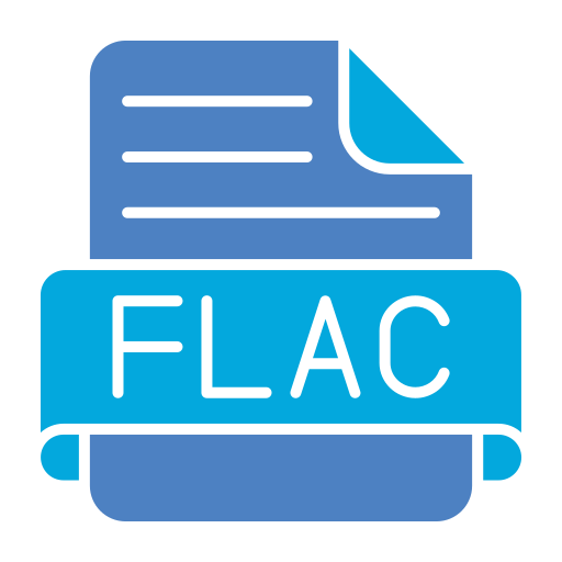flac Generic Blue icon