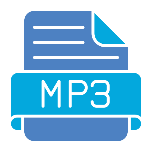 mp3 Generic Blue icoon