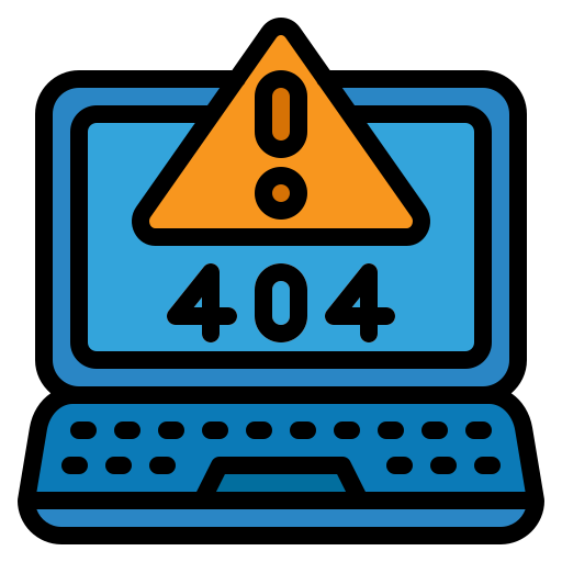 오류 404 Generic Outline Color icon