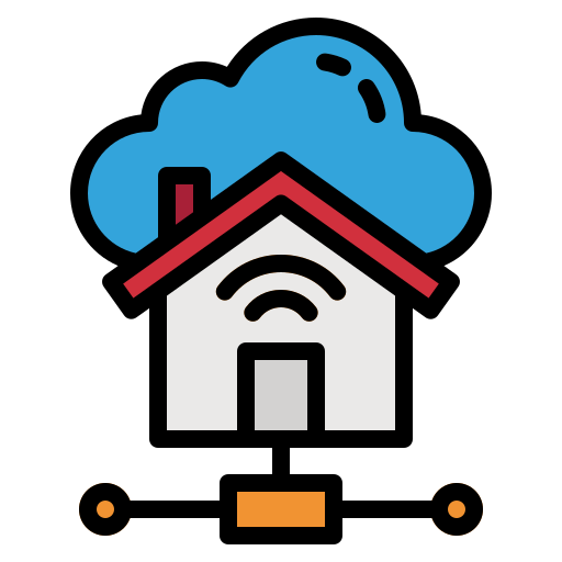Network-cloud Generic Outline Color icon