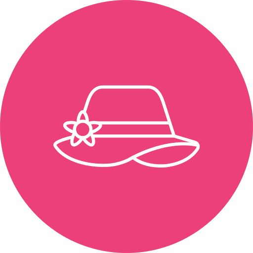 kapelusz pameli Generic Flat ikona
