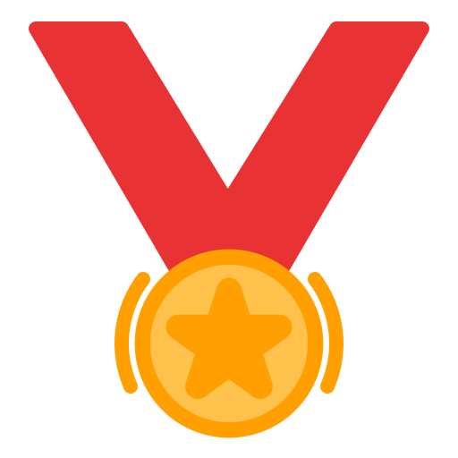 médaille Generic Flat Icône